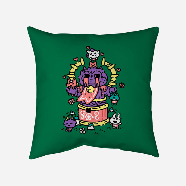 Little Cult Club-None-Removable Cover-Throw Pillow-demonigote