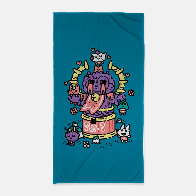 Little Cult Club-None-Beach-Towel-demonigote