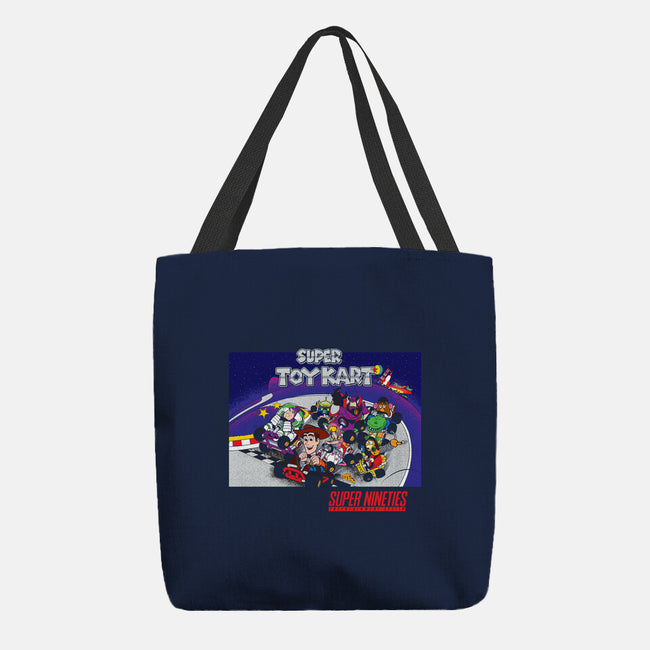 Super Toy Kart-None-Basic Tote-Bag-dalethesk8er