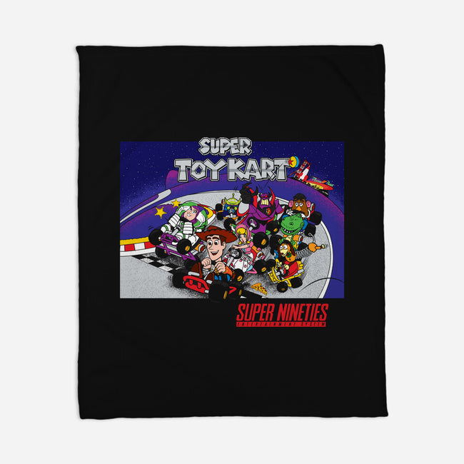 Super Toy Kart-None-Fleece-Blanket-dalethesk8er