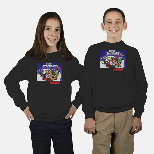 Super Toy Kart-Youth-Crew Neck-Sweatshirt-dalethesk8er