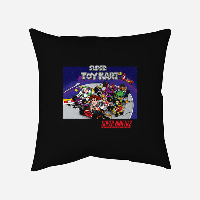 Super Toy Kart-None-Non-Removable Cover w Insert-Throw Pillow-dalethesk8er