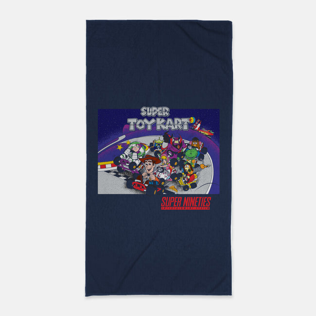 Super Toy Kart-None-Beach-Towel-dalethesk8er