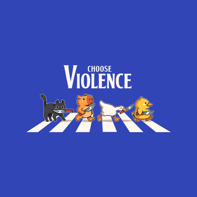 Choose Violence-None-Zippered-Laptop Sleeve-2DFeer
