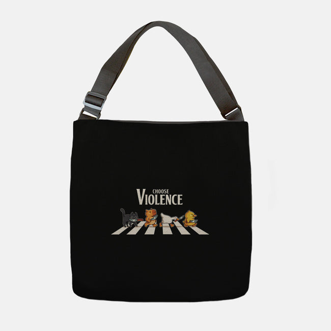 Choose Violence-None-Adjustable Tote-Bag-2DFeer