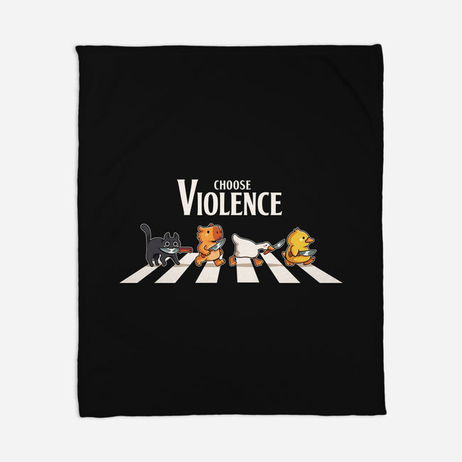 Choose Violence-None-Fleece-Blanket-2DFeer