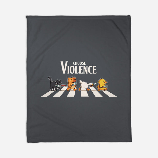 Choose Violence-None-Fleece-Blanket-2DFeer