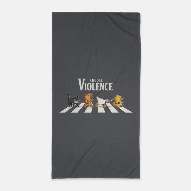 Choose Violence-None-Beach-Towel-2DFeer