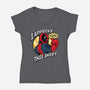 Super Cool Shirt-Womens-V-Neck-Tee-demonigote