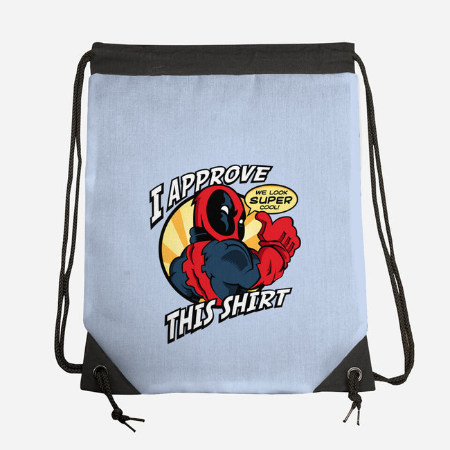 Super Cool Shirt-None-Drawstring-Bag-demonigote