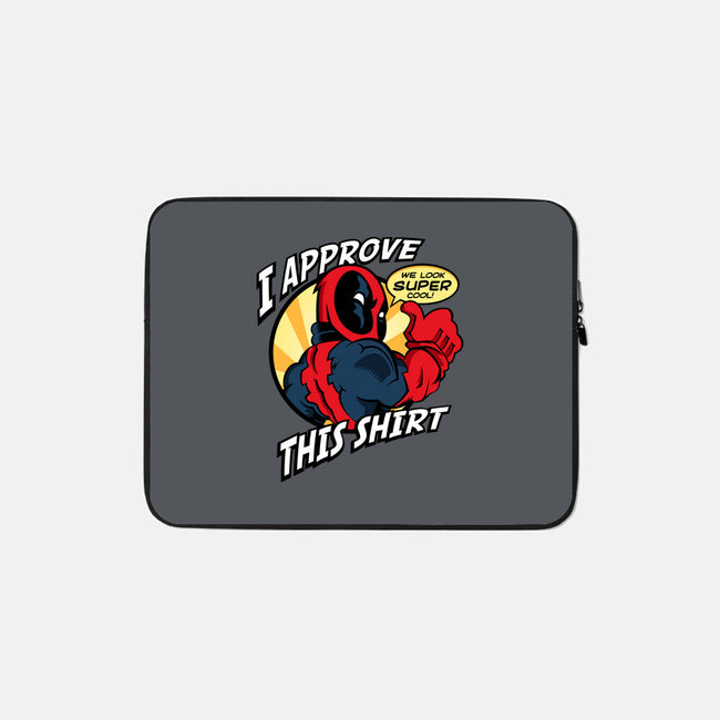 Super Cool Shirt-None-Zippered-Laptop Sleeve-demonigote