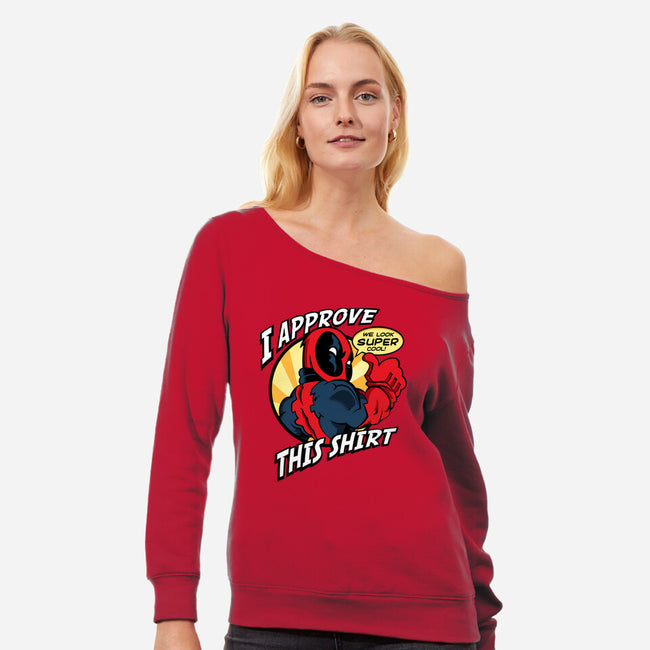 Super Cool Shirt-Womens-Off Shoulder-Sweatshirt-demonigote