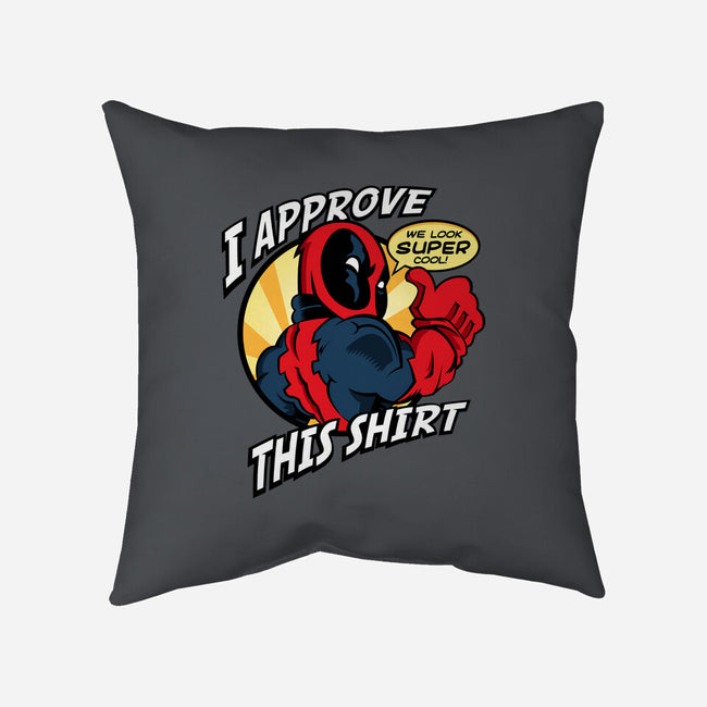 Super Cool Shirt-None-Non-Removable Cover w Insert-Throw Pillow-demonigote