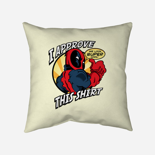 Super Cool Shirt-None-Non-Removable Cover w Insert-Throw Pillow-demonigote