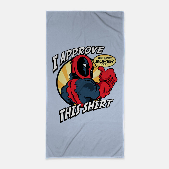 Super Cool Shirt-None-Beach-Towel-demonigote