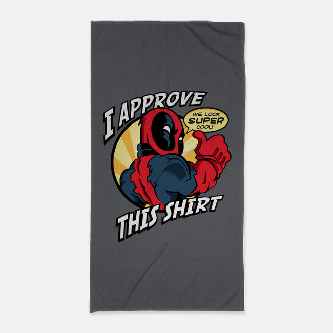 Super Cool Shirt-None-Beach-Towel-demonigote