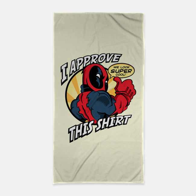 Super Cool Shirt-None-Beach-Towel-demonigote