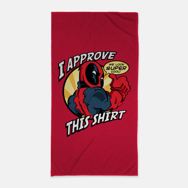 Super Cool Shirt-None-Beach-Towel-demonigote