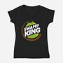 Swamp King-Womens-V-Neck-Tee-demonigote