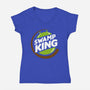 Swamp King-Womens-V-Neck-Tee-demonigote