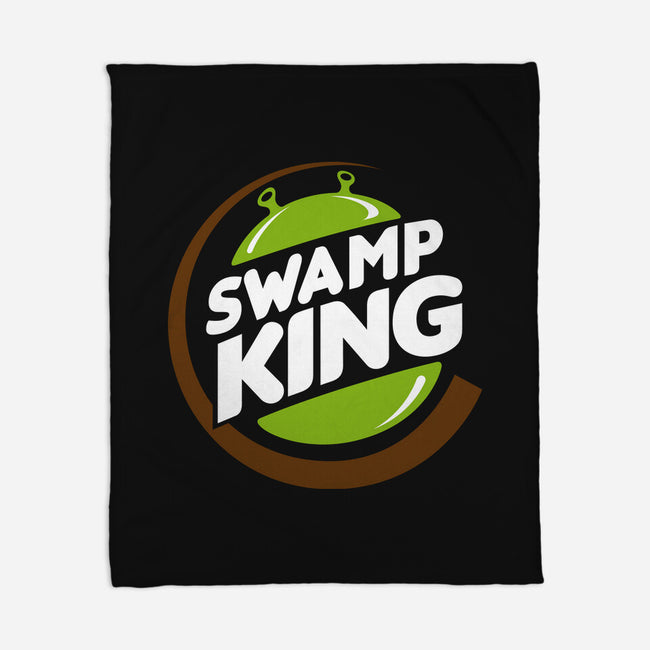 Swamp King-None-Fleece-Blanket-demonigote