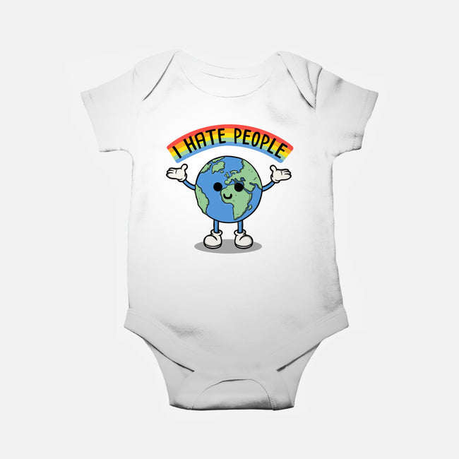 Earth Hates People-Baby-Basic-Onesie-Melonseta