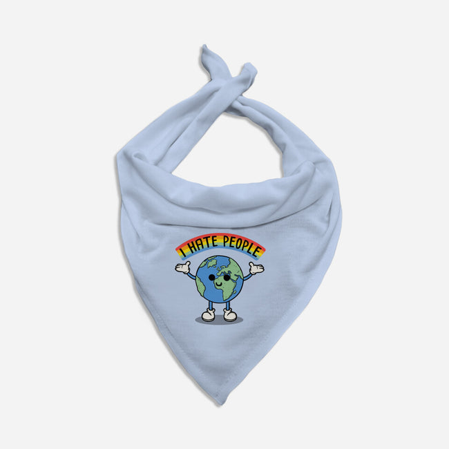 Earth Hates People-Dog-Bandana-Pet Collar-Melonseta