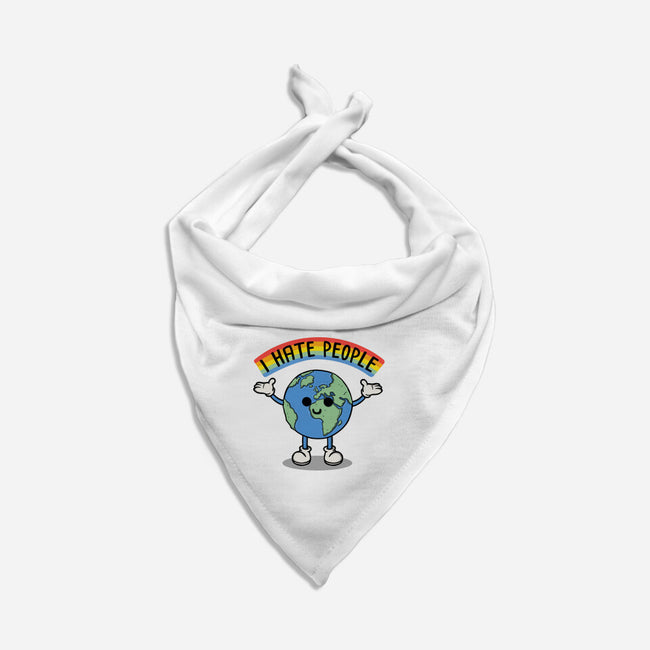 Earth Hates People-Dog-Bandana-Pet Collar-Melonseta