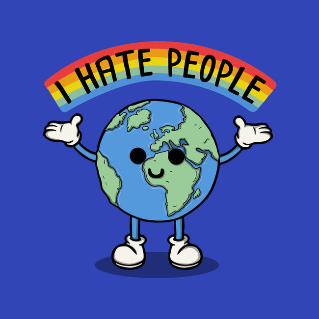 Earth Hates People-None-Non-Removable Cover w Insert-Throw Pillow-Melonseta