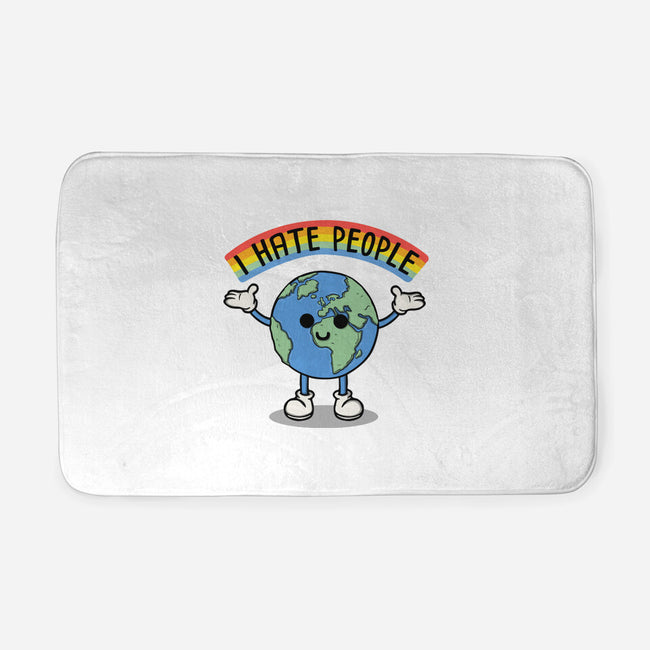 Earth Hates People-None-Memory Foam-Bath Mat-Melonseta