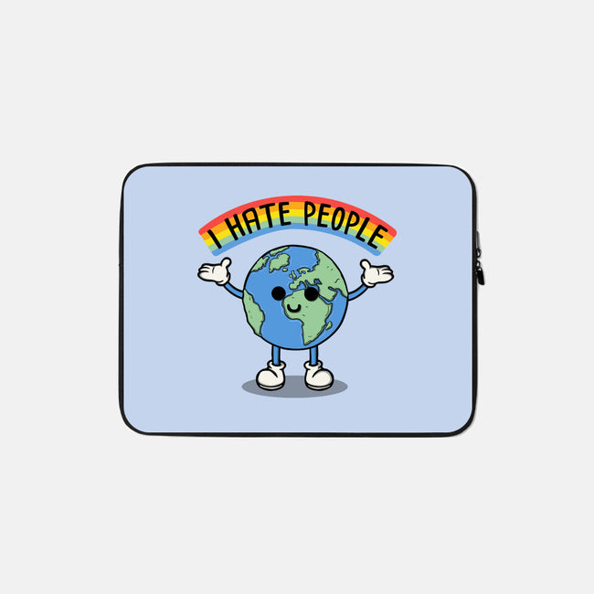Earth Hates People-None-Zippered-Laptop Sleeve-Melonseta