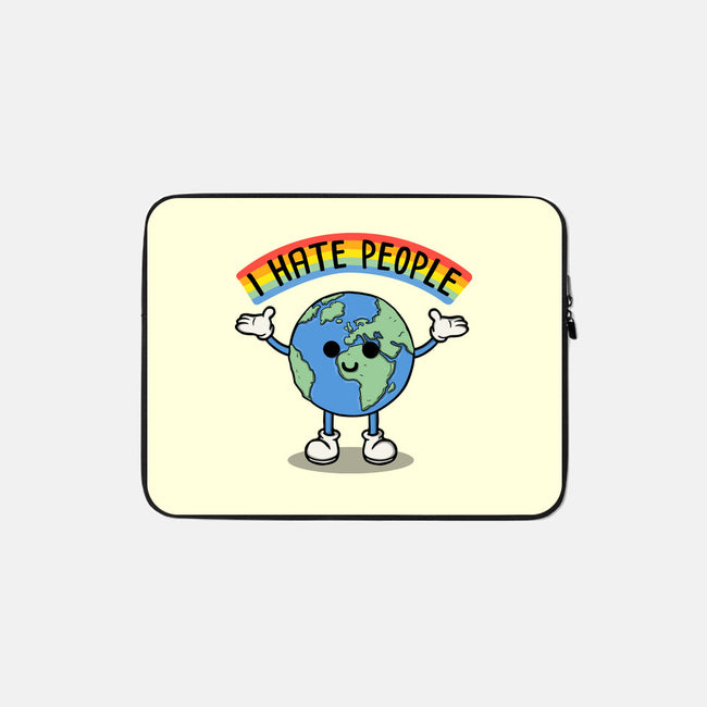 Earth Hates People-None-Zippered-Laptop Sleeve-Melonseta