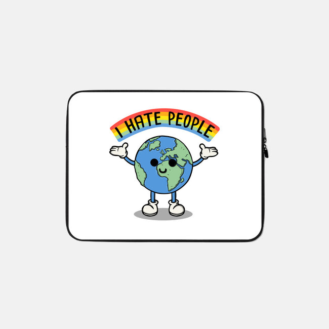 Earth Hates People-None-Zippered-Laptop Sleeve-Melonseta