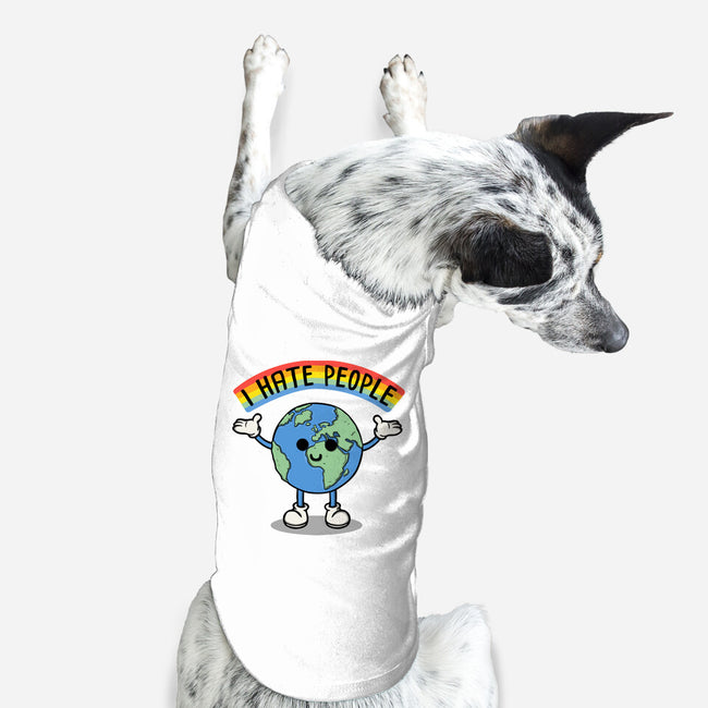 Earth Hates People-Dog-Basic-Pet Tank-Melonseta