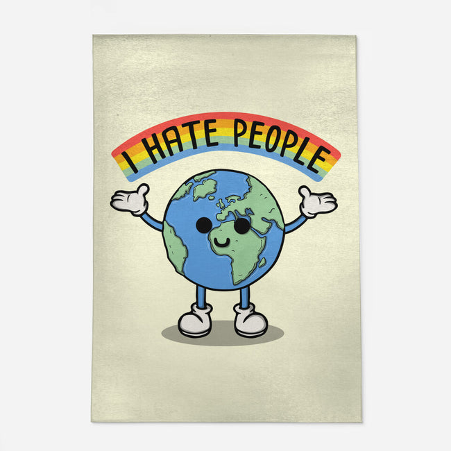 Earth Hates People-None-Outdoor-Rug-Melonseta