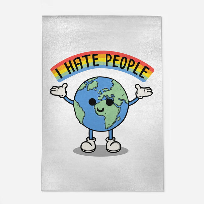 Earth Hates People-None-Outdoor-Rug-Melonseta