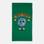 Earth Hates People-None-Beach-Towel-Melonseta