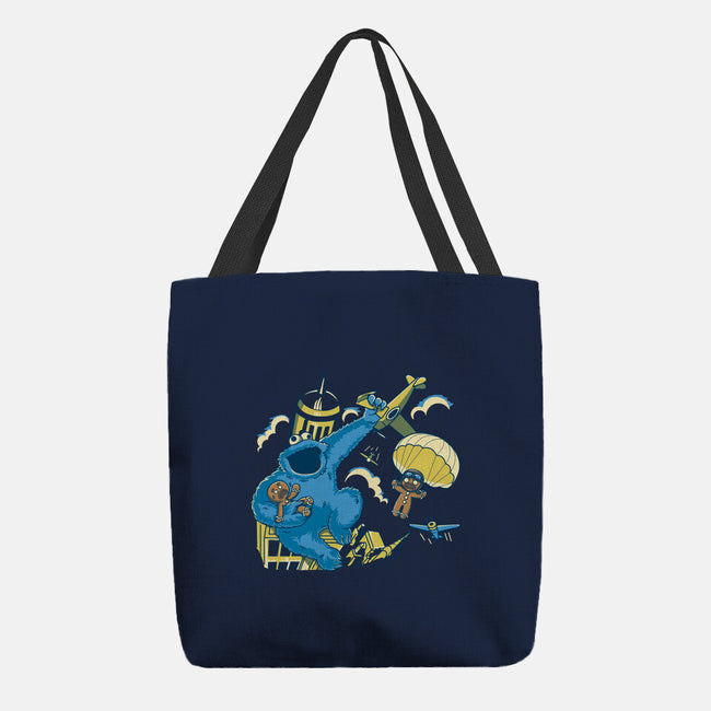 Cookie Kong-None-Basic Tote-Bag-retrodivision