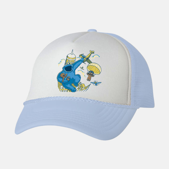 Cookie Kong-Unisex-Trucker-Hat-retrodivision