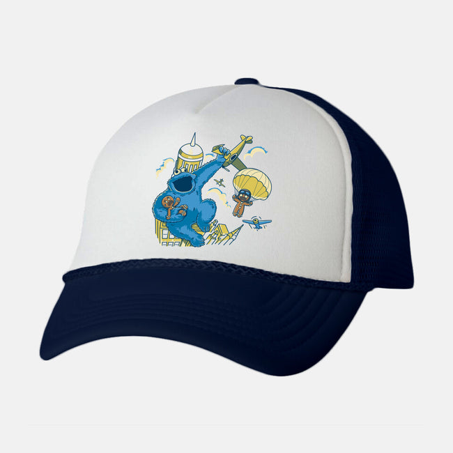 Cookie Kong-Unisex-Trucker-Hat-retrodivision