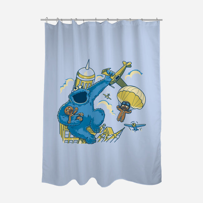 Cookie Kong-None-Polyester-Shower Curtain-retrodivision
