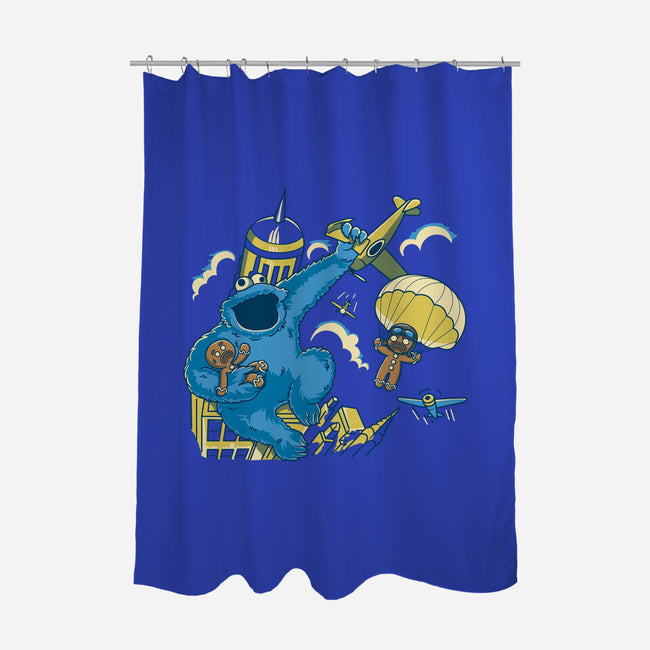 Cookie Kong-None-Polyester-Shower Curtain-retrodivision