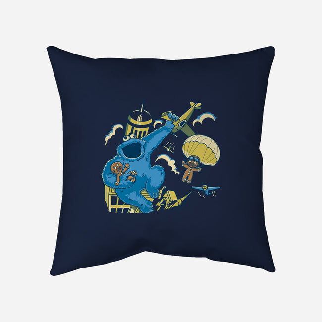 Cookie Kong-None-Removable Cover-Throw Pillow-retrodivision