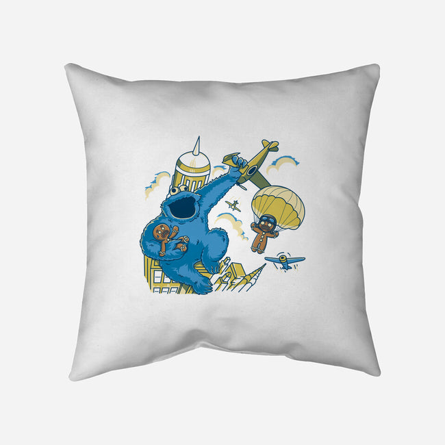 Cookie Kong-None-Removable Cover-Throw Pillow-retrodivision