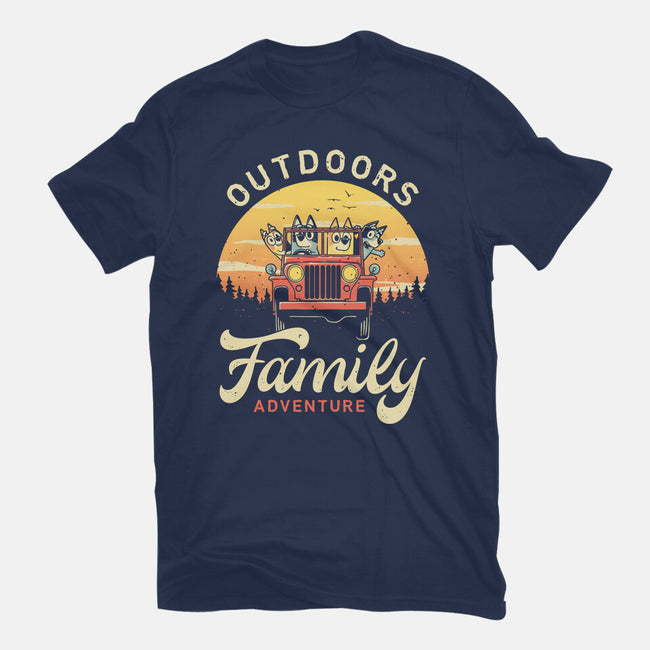 Outdoors Heelers-Womens-Fitted-Tee-retrodivision