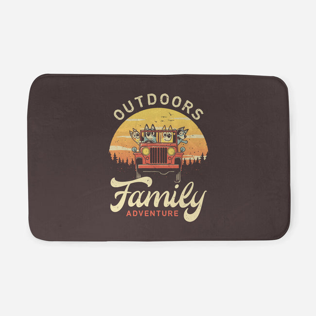 Outdoors Heelers-None-Memory Foam-Bath Mat-retrodivision