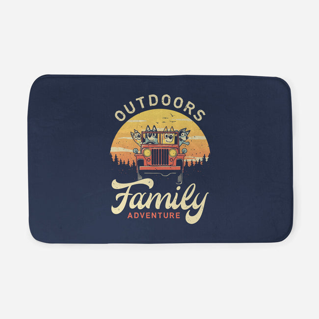 Outdoors Heelers-None-Memory Foam-Bath Mat-retrodivision