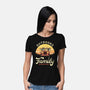 Outdoors Heelers-Womens-Basic-Tee-retrodivision