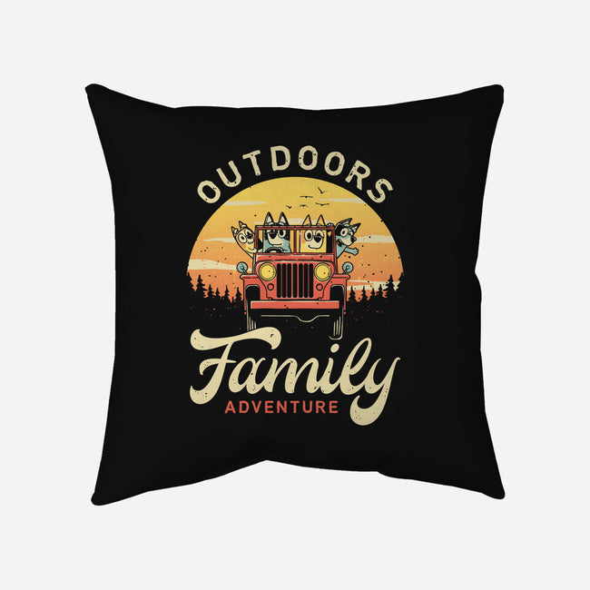 Outdoors Heelers-None-Non-Removable Cover w Insert-Throw Pillow-retrodivision