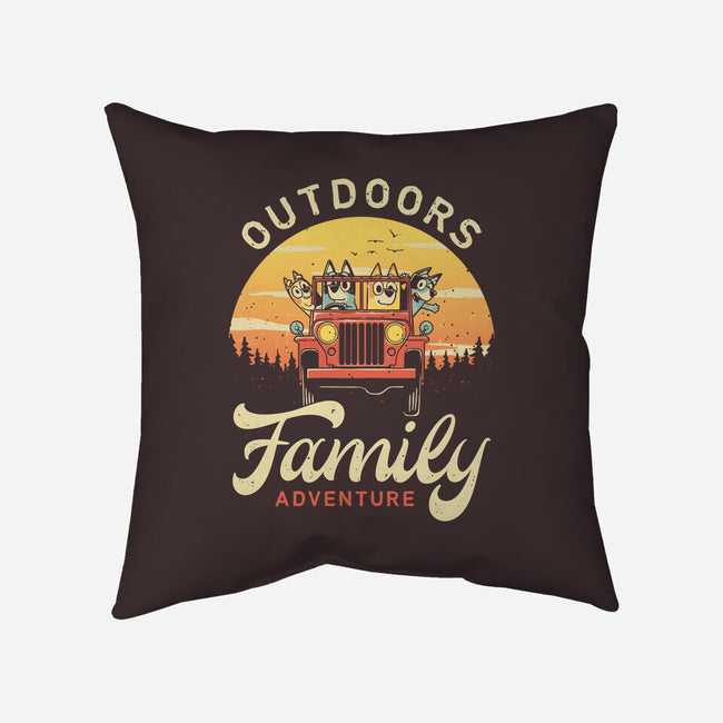 Outdoors Heelers-None-Non-Removable Cover w Insert-Throw Pillow-retrodivision